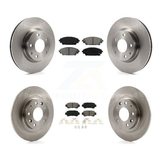 [Avant + Arrière] Kit de Disque et plaquette (semi-métallique) de frein pour 2016-2018 Mazda CX-3 AWD K8S-101496