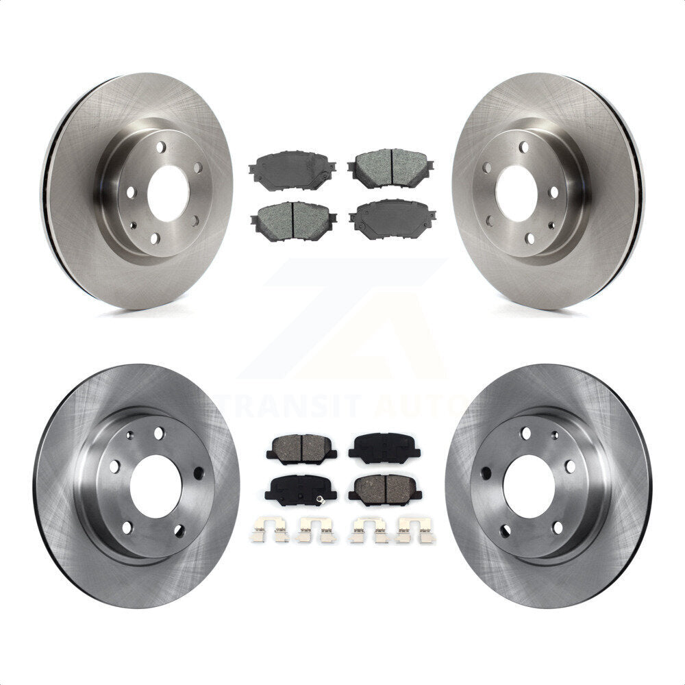 [Avant + Arrière] Kit de Disque et plaquette (semi-métallique) de frein pour Mazda 3 Sport 2.5L K8S-101497 par Transit Auto
