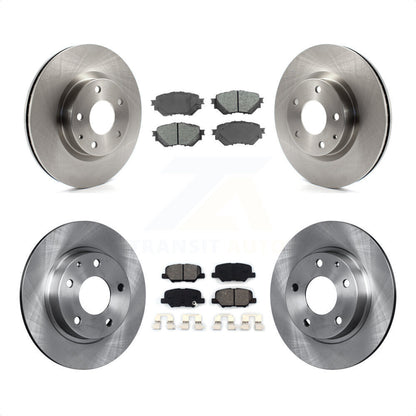 [Avant + Arrière] Kit de Disque et plaquette (semi-métallique) de frein pour Mazda 3 Sport 2.5L K8S-101497 par Transit Auto