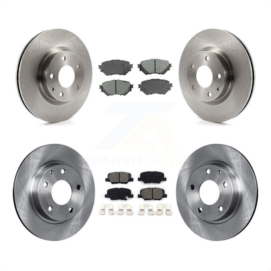 [Avant + Arrière] Kit de Disque et plaquette (semi-métallique) de frein pour Mazda 3 Sport 2.5L K8S-101497 par Transit Auto
