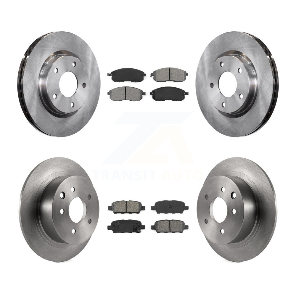 [Avant + Arrière] Kit de Disque et plaquette (semi-métallique) de frein pour Nissan Sentra K8S-101498