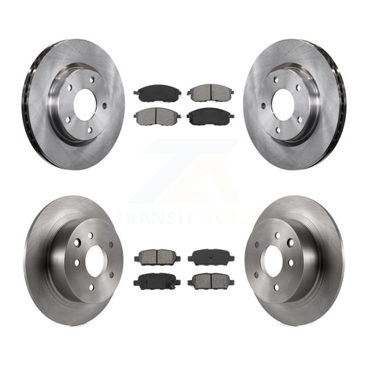 [Avant + Arrière] Kit de Disque et plaquette (semi-métallique) de frein pour Nissan Sentra K8S-101498