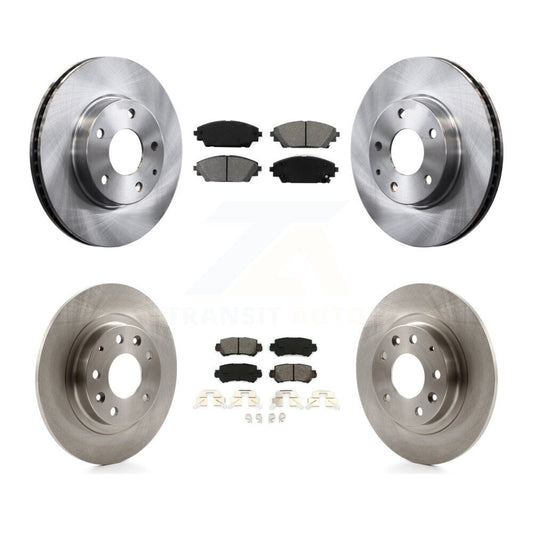 [Avant + Arrière] Kit de Disque et plaquette (semi-métallique) de frein pour 2016-2018 Mazda CX-3 FWD K8S-101500