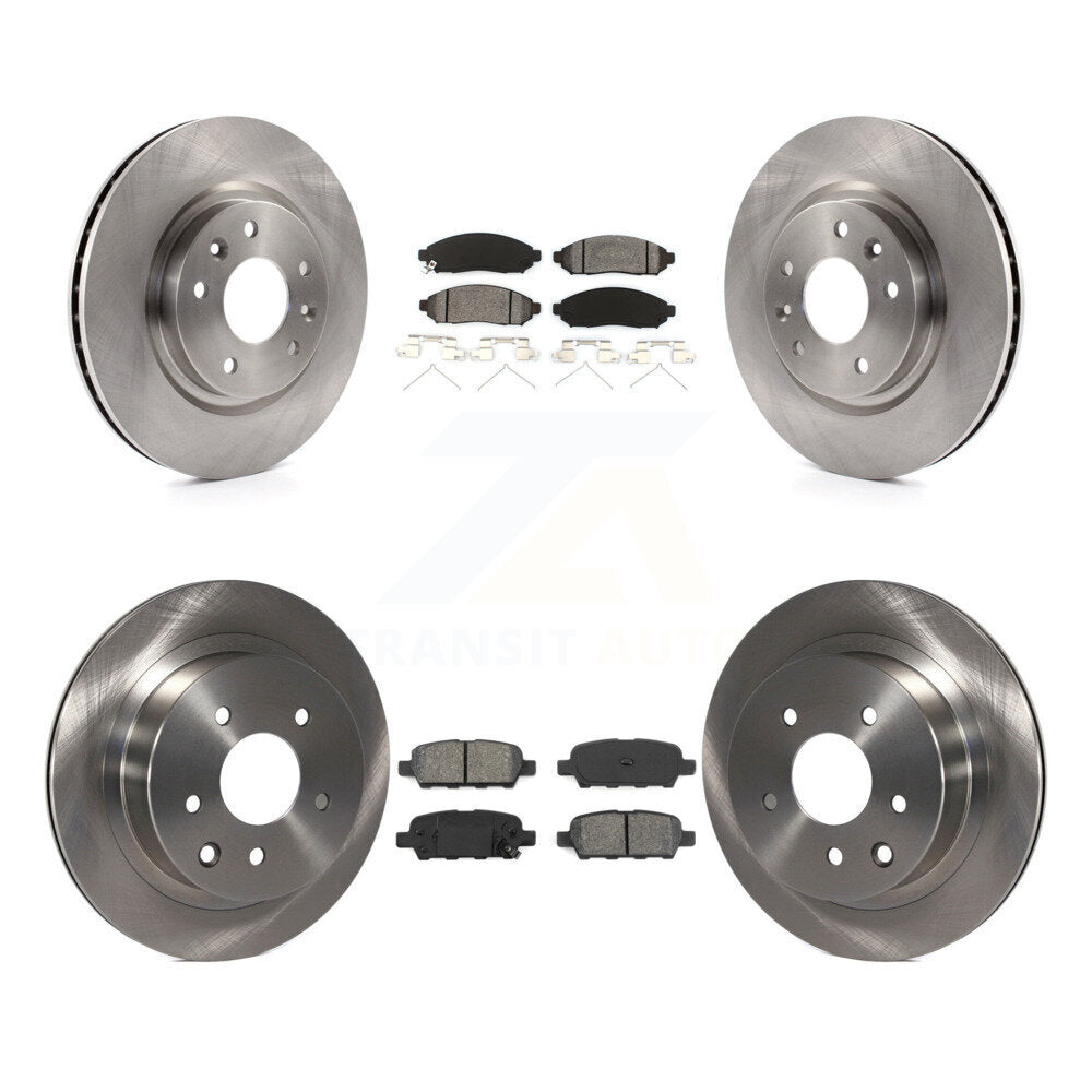 [Avant + Arrière] Kit de Disque et plaquette (semi-métallique) de frein pour 2015 Nissan LEAF Vehicles Manufactured In Japan K8S-101502