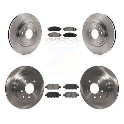 [Avant + Arrière] Kit de Disque et plaquette (semi-métallique) de frein pour 2015 Nissan LEAF Vehicles Manufactured In Japan K8S-101502