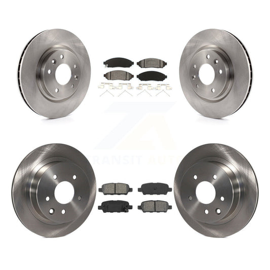 [Avant + Arrière] Kit de Disque et plaquette (semi-métallique) de frein pour 2015 Nissan LEAF Vehicles Manufactured In Japan K8S-101502