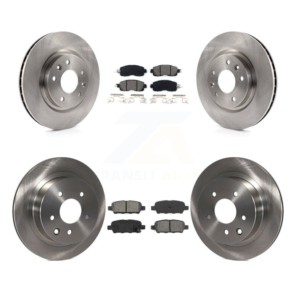 [Avant + Arrière] Kit de Disque et plaquette (semi-métallique) de frein pour Nissan LEAF K8S-101503