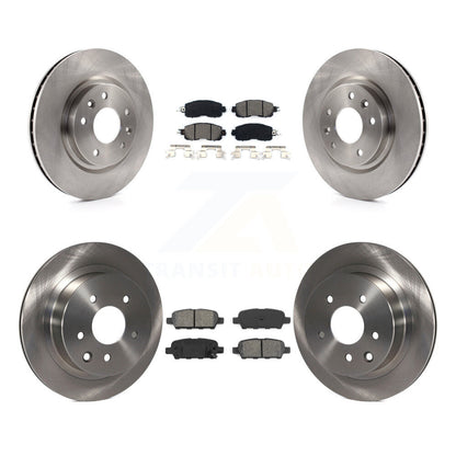[Avant + Arrière] Kit de Disque et plaquette (semi-métallique) de frein pour Nissan LEAF K8S-101503