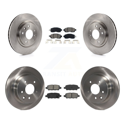 [Avant + Arrière] Kit de Disque et plaquette (semi-métallique) de frein pour Nissan LEAF K8S-101503
