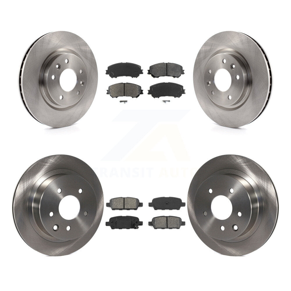 [Avant + Arrière] Kit de Disque et plaquette (semi-métallique) de frein pour Nissan Rogue Sport Qashqai K8S-101504