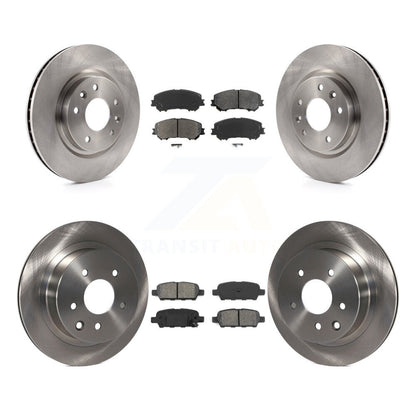[Avant + Arrière] Kit de Disque et plaquette (semi-métallique) de frein pour Nissan Rogue Sport Qashqai K8S-101504