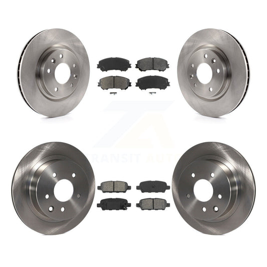 [Avant + Arrière] Kit de Disque et plaquette (semi-métallique) de frein pour Nissan Rogue Sport Qashqai K8S-101504