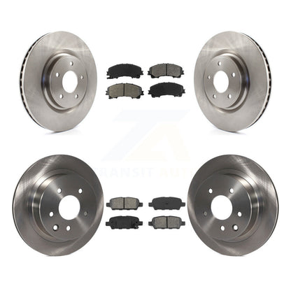 [Avant + Arrière] Kit de Disque et plaquette (semi-métallique) de frein pour Nissan Rogue K8S-101505