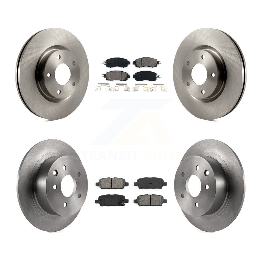 [Avant + Arrière] Kit de Disque et plaquette (semi-métallique) de frein pour Nissan Altima K8S-101506