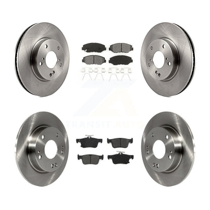 [Avant + Arrière] Kit de Disque et plaquette (semi-métallique) de frein pour Honda Civic K8S-101509