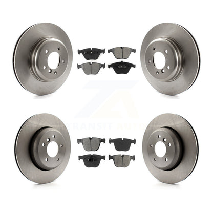 [Avant + Arrière] Kit de Disque et plaquette (semi-métallique) de frein pour BMW 650i 535i 550i 645Ci 545i K8S-101510