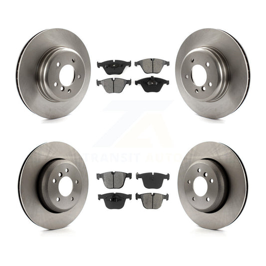 [Avant + Arrière] Kit de Disque et plaquette (semi-métallique) de frein pour BMW 650i 535i 550i 645Ci 545i K8S-101510