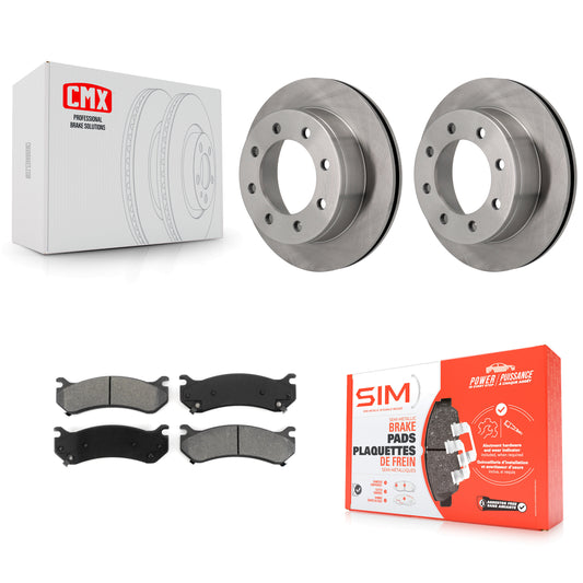[Arrière] Kit de Disque et plaquette (semi-métallique) de frein pour Chevrolet Silverado 2500 HD GMC Sierra 3500 Classic Suburban Yukon XL Avalanche K8S-101520