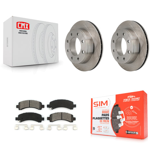 [Arrière] Kit de Disque et plaquette (semi-métallique) de frein pour Chevrolet Express 2500 GMC 3500 Savana K8S-101523