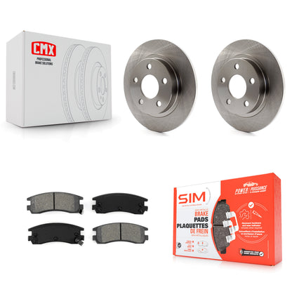 [Arrière] Kit de Disque et plaquette (semi-métallique) de frein pour Buick LeSabre Park Avenue Pontiac Bonneville Oldsmobile Aurora Cadillac Eldorado K8S-101524