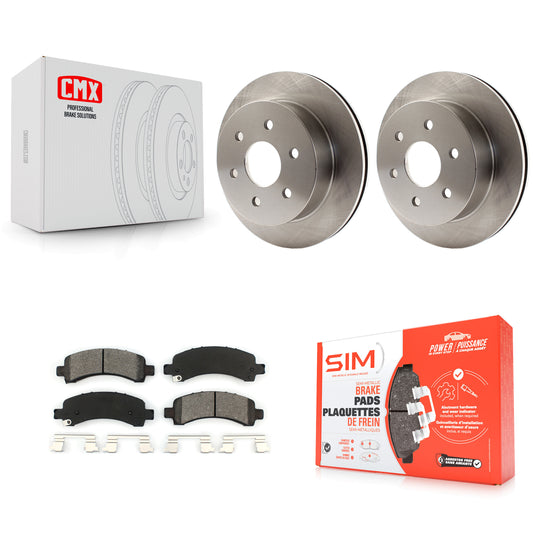 [Arrière] Kit de Disque et plaquette (semi-métallique) de frein pour Chevrolet Express 2500 GMC Savana K8S-101537
