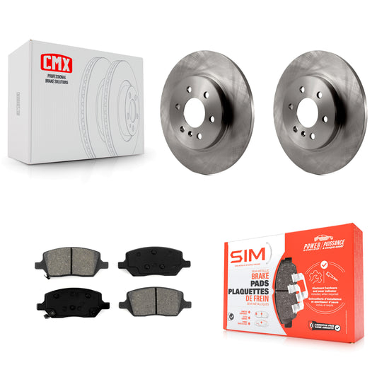 [Arrière] Kit de Disque et plaquette (semi-métallique) de frein pour Chevrolet Uplander Buick Terraza Pontiac Montana Saturn Relay K8S-101546
