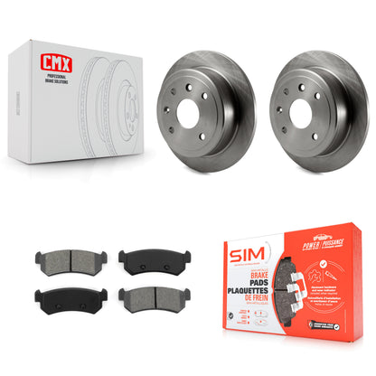 [Arrière] Kit de Disque et plaquette (semi-métallique) de frein pour Suzuki Forenza Reno Chevrolet Optra K8S-101549