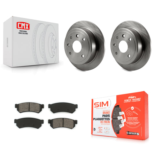 [Arrière] Kit de Disque et plaquette (semi-métallique) de frein pour Suzuki Forenza Reno Chevrolet Optra K8S-101550