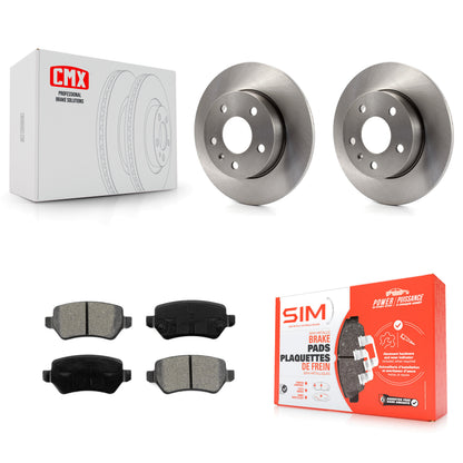 [Arrière] Kit de Disque et plaquette (semi-métallique) de frein pour 2008-2009 Saturn Astra K8S-101556