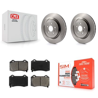 [Arrière] Kit de Disque et plaquette (semi-métallique) de frein pour Chevrolet Camaro Cadillac CTS K8S-101563