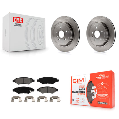 [Arrière] Kit de Disque et plaquette (semi-métallique) de frein pour Cadillac CTS K8S-101566