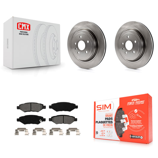 [Arrière] Kit de Disque et plaquette (semi-métallique) de frein pour Cadillac CTS K8S-101566