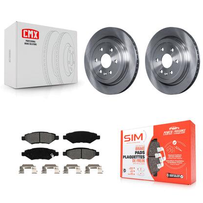 [Arrière] Kit de Disque et plaquette (semi-métallique) de frein pour Cadillac SRX Saab 9-4X K8S-101569