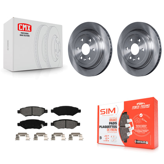 [Arrière] Kit de Disque et plaquette (semi-métallique) de frein pour Cadillac SRX Saab 9-4X K8S-101569