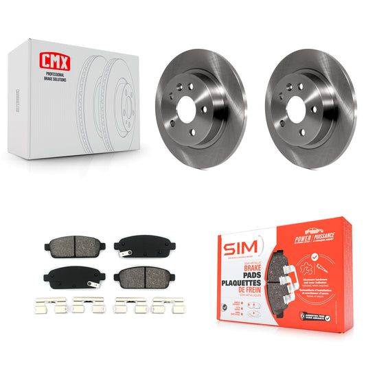 [Arrière] Kit de Disque et plaquette (semi-métallique) de frein pour Chevrolet Cruze Sonic Buick Encore Trax Limited K8S-101571