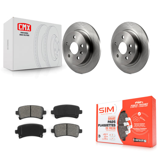 [Arrière] Kit de Disque et plaquette (semi-métallique) de frein pour Chevrolet Malibu Buick LaCrosse Regal Limited K8S-101573