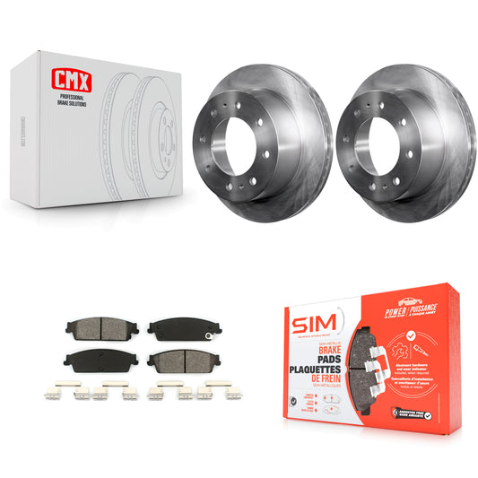 [Arrière] Kit de Disque et plaquette (semi-métallique) de frein pour 2011 Chevrolet Silverado 1500 Hybrid K8S-101574