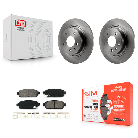 [Arrière] Kit de Disque et plaquette (semi-métallique) de frein pour Chevrolet Cruze Buick Verano Volt Cascada Cadillac ELR Orlando K8S-101578