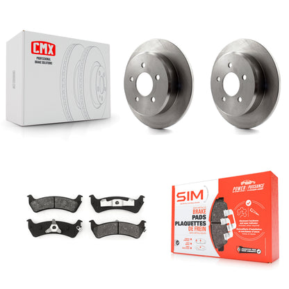 [Arrière] Kit de Disque et plaquette (semi-métallique) de frein pour Ford Ranger Explorer Mercury Mountaineer Sport K8S-101585