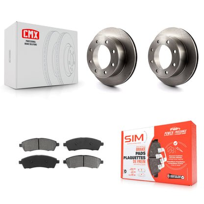 [Arrière] Kit de Disque et plaquette (semi-métallique) de frein pour Ford F-250 Super Duty F-350 Excursion K8S-101596