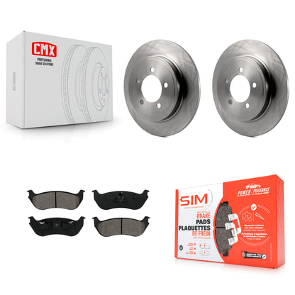 [Arrière] Kit de Disque et plaquette (semi-métallique) de frein pour Ford Explorer Mercury Mountaineer K8S-101604