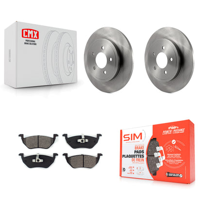 [Arrière] Kit de Disque et plaquette (semi-métallique) de frein pour Ford Escape Mercury Mariner Mazda Tribute K8S-101616