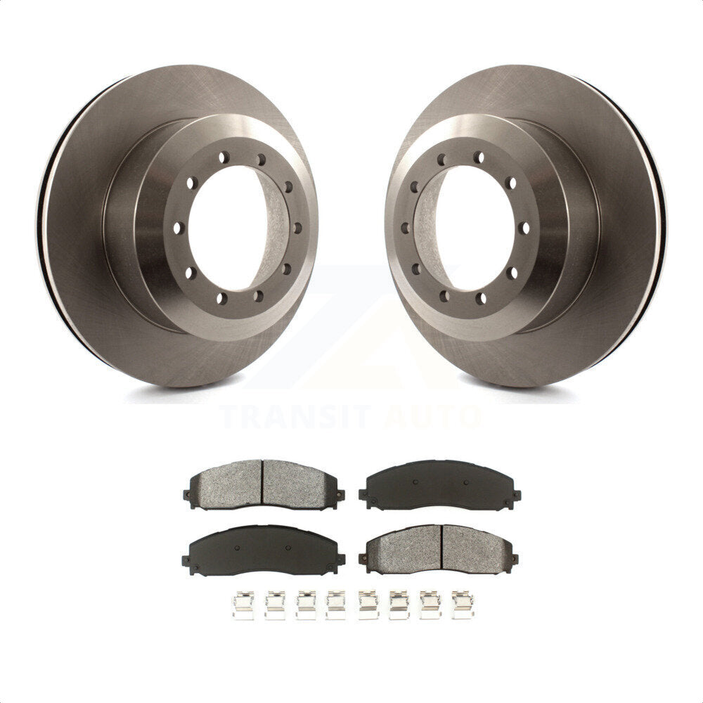 [Arrière] Kit de Disque et plaquette (semi-métallique) de frein pour 2015-2016 Ford F-350 Super Duty Cab & Chassis K8S-101623 par Transit Auto