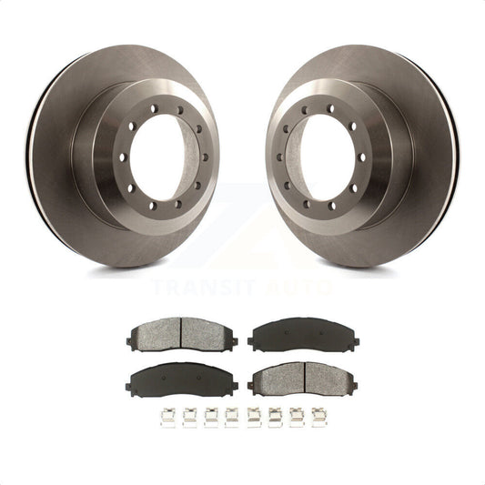 [Arrière] Kit de Disque et plaquette (semi-métallique) de frein pour 2015-2016 Ford F-350 Super Duty Cab & Chassis K8S-101623 par Transit Auto