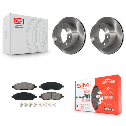 [Arrière] Kit de Disque et plaquette (semi-métallique) de frein pour 2005-2007 Ford F-250 Super Duty F-350 K8S-101625