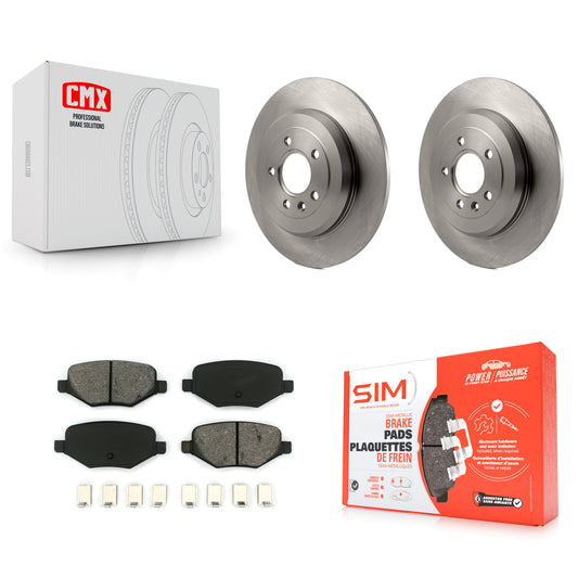 [Arrière] Kit de Disque et plaquette (semi-métallique) de frein pour Ford Explorer Edge Taurus Flex Lincoln MKX MKS MKT K8S-101632
