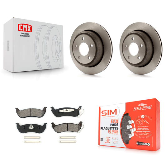 [Arrière] Kit de Disque et plaquette (semi-métallique) de frein pour Ford Ranger Mazda B2300 B4000 K8S-101635