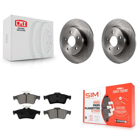 [Arrière] Kit de Disque et plaquette (semi-métallique) de frein pour Ford Focus K8S-101636