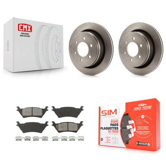 [Arrière] Kit de Disque et plaquette (semi-métallique) de frein pour Ford F-150 K8S-101637