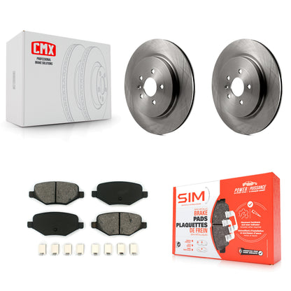 [Arrière] Kit de Disque et plaquette (semi-métallique) de frein pour Ford Explorer Police Interceptor Utility Lincoln MKS Flex Taurus MKT K8S-101639